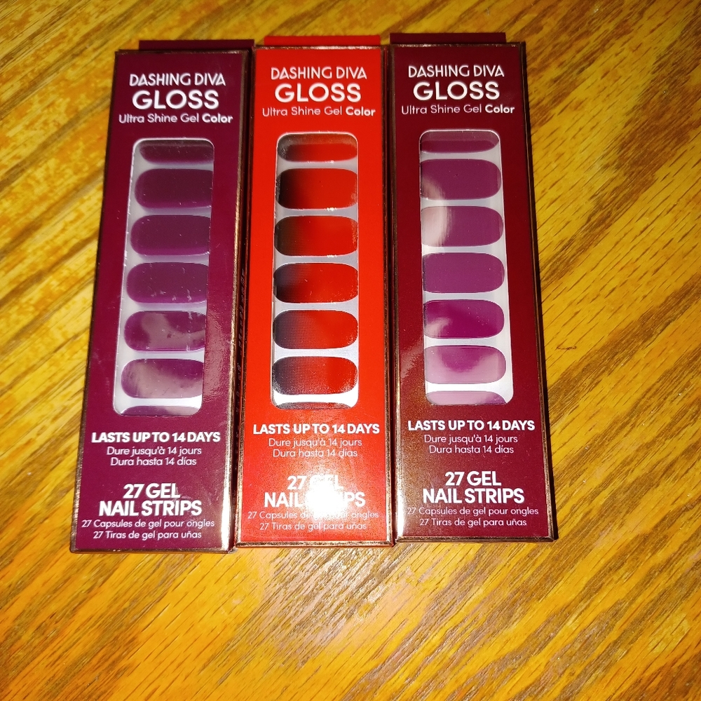 🌻 DASHING DIVA GLOSS GEL NAIL STRIPS